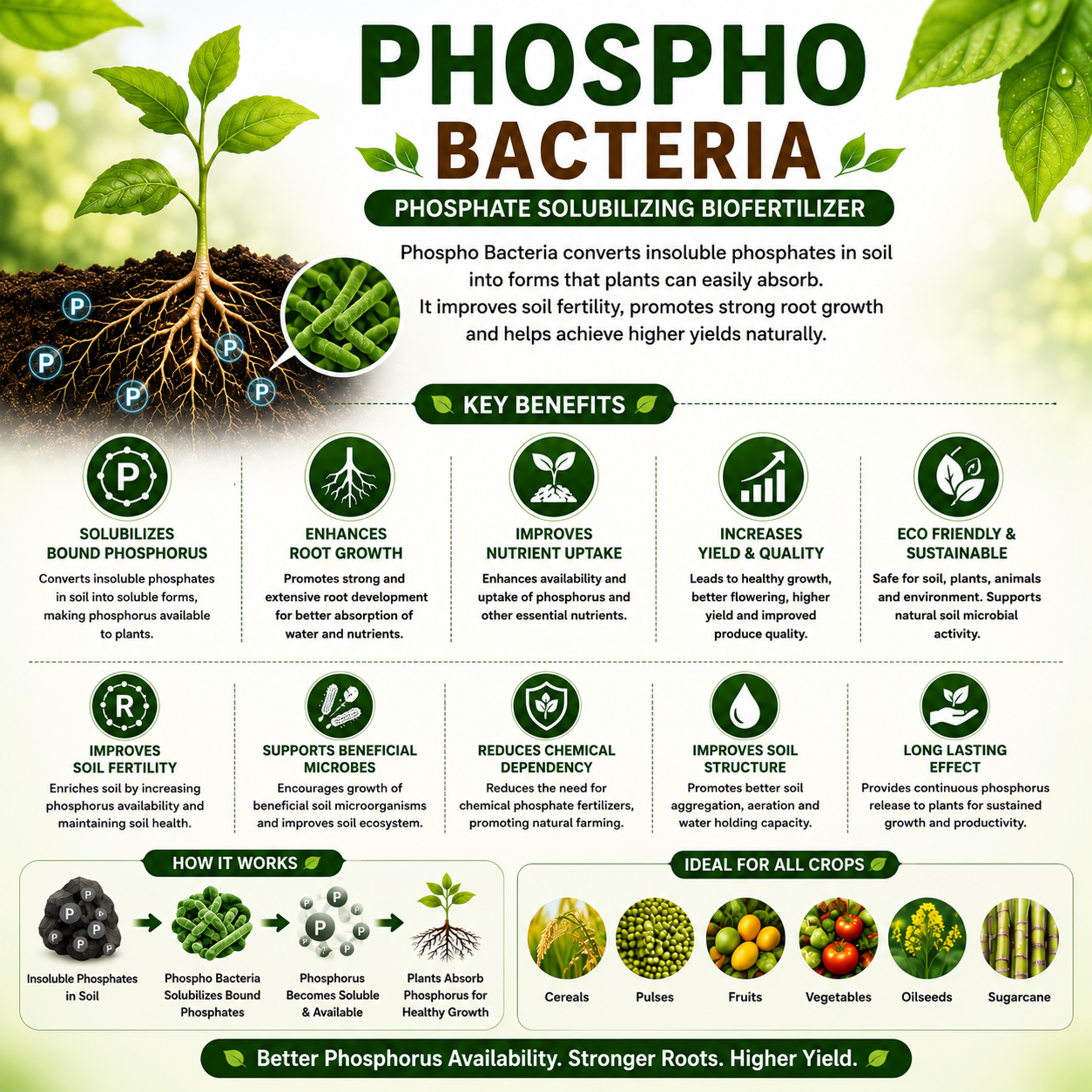 Zinc Mobilizer Bacteria 1 Litre | ZSB Biofertilizer for Plants | HOOGA Seeds
