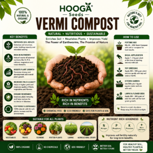 Vermicompost | Organic Manure and Fertilizer for Plants | HOOGA Seeds